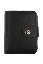  Black Faux Leather Wallet