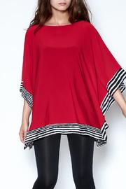  Stripe Trim Top