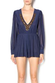  Navy Caftan Romper
