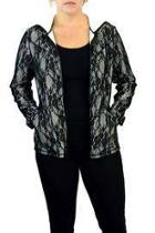  Black Lace Hoodie