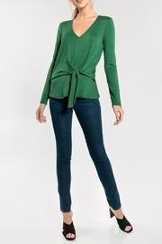  Front-tie Top, Green