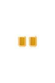  Chisel Rectangle Earrings