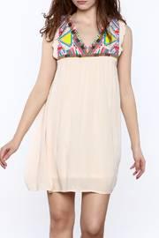  Cream Bazaar Shift Dress