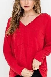  Mixed-ribbed L/s Top