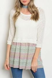  Ivory Multi Tunic