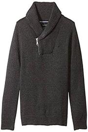  Zip Shawl Sweater