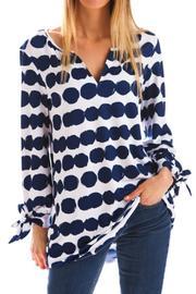  Feather Ink Dot Tunic