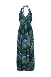  Halter Green Dress