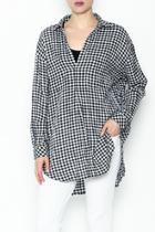  Plaid Long Sleeve Tee