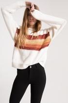  Nina Stripe Sweater