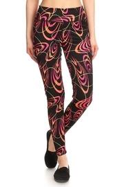  Abstract Print Legging