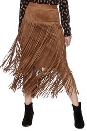  Long Fringe Skirt