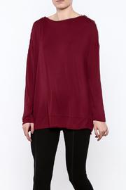  Zipper Neck Top