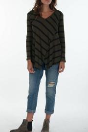  Striped Swing Top