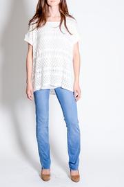 White Crochet Sweater