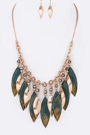 Painted Fringes Necklace-set