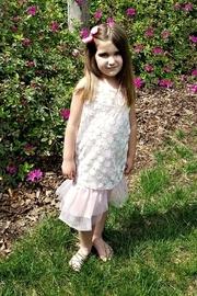  Daisy-lace Drop-waist Dress-set