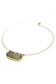  Labradorite Wire Necklace
