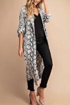  Snake Trench Cardigan