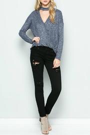  Choker Wrap Top