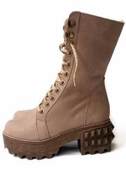  Beige Combat Boot
