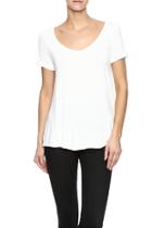  White Loose Top