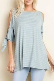  Open Slit Tunic Top