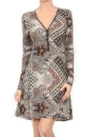  Big Zipper Dress
