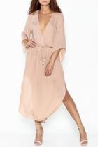  Tie Waist Maxi Dress