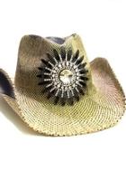  Crystal Flower Cowgirl-hat