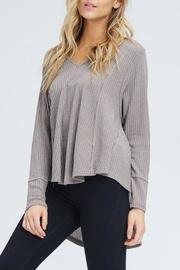  High-low Waffle Top