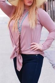  Tie Front Button-up