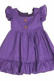  Purple Button Dress