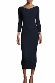  Blue Ribbed Dress