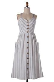  Breathtaking Stripes Midi-dress