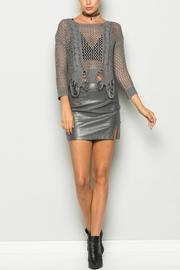  Knit Cropped Sweater
