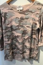  Crewneck Camoflage Top