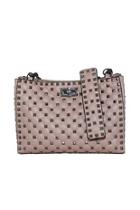  Quilted Studded Crossbody