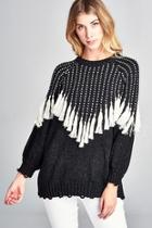  Fall-winter Fringe Sweater