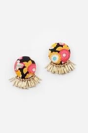  Flower Print Earring