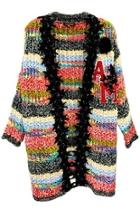  Multicolor Maxi Cardigan