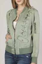  Macy Lace-up Bomber