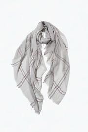  Metallic Plaid Scarf