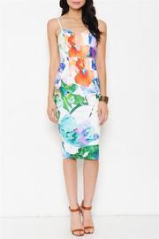  Tropical Pattern Dress