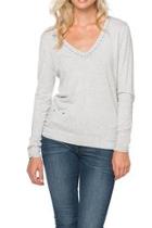  Deep-v Embroidered Sweater