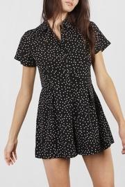  Black Polka-dot Romper