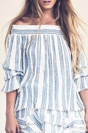 Daisy Top Blue And White