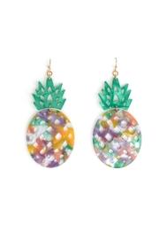  Multicolor Pineapple Earrings