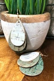  Green Cork Earrings