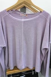  Sherpa Boatneck Pullover Sweatshirt